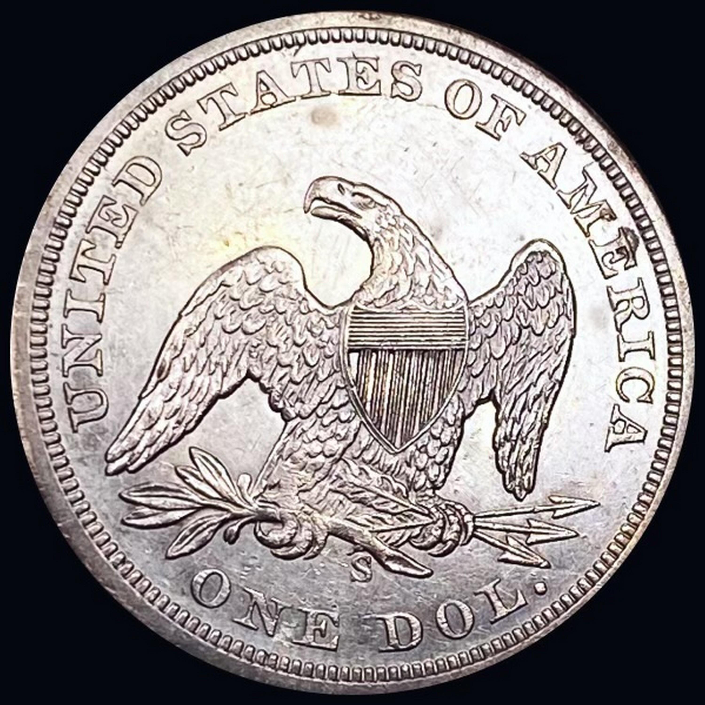 1859-S Seated Liberty Dollar CHOICE BU