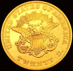 1850 $20 Gold Double Eagle UNCIRCULATED