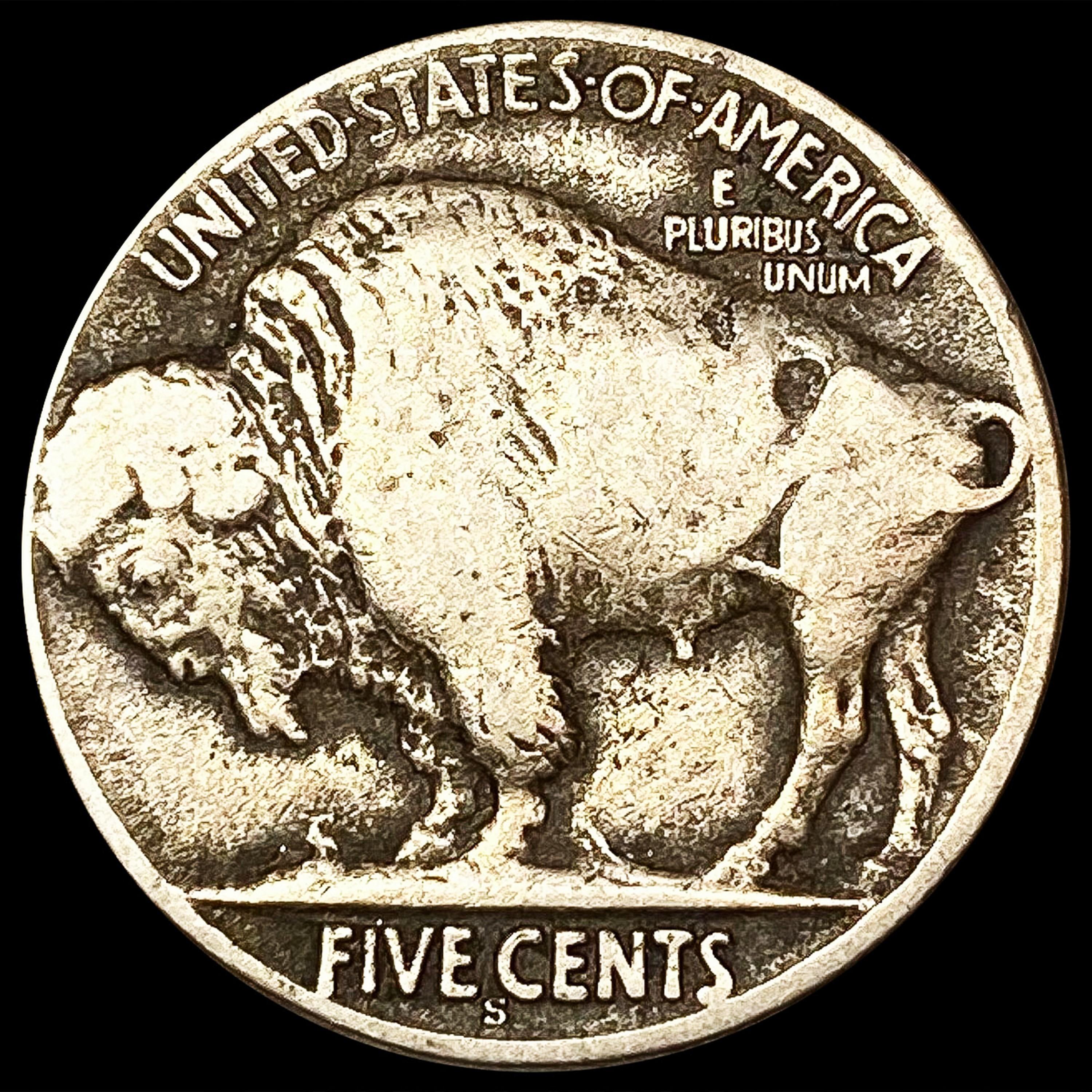 1924-S Buffalo Nickel NICELY CIRCULATED