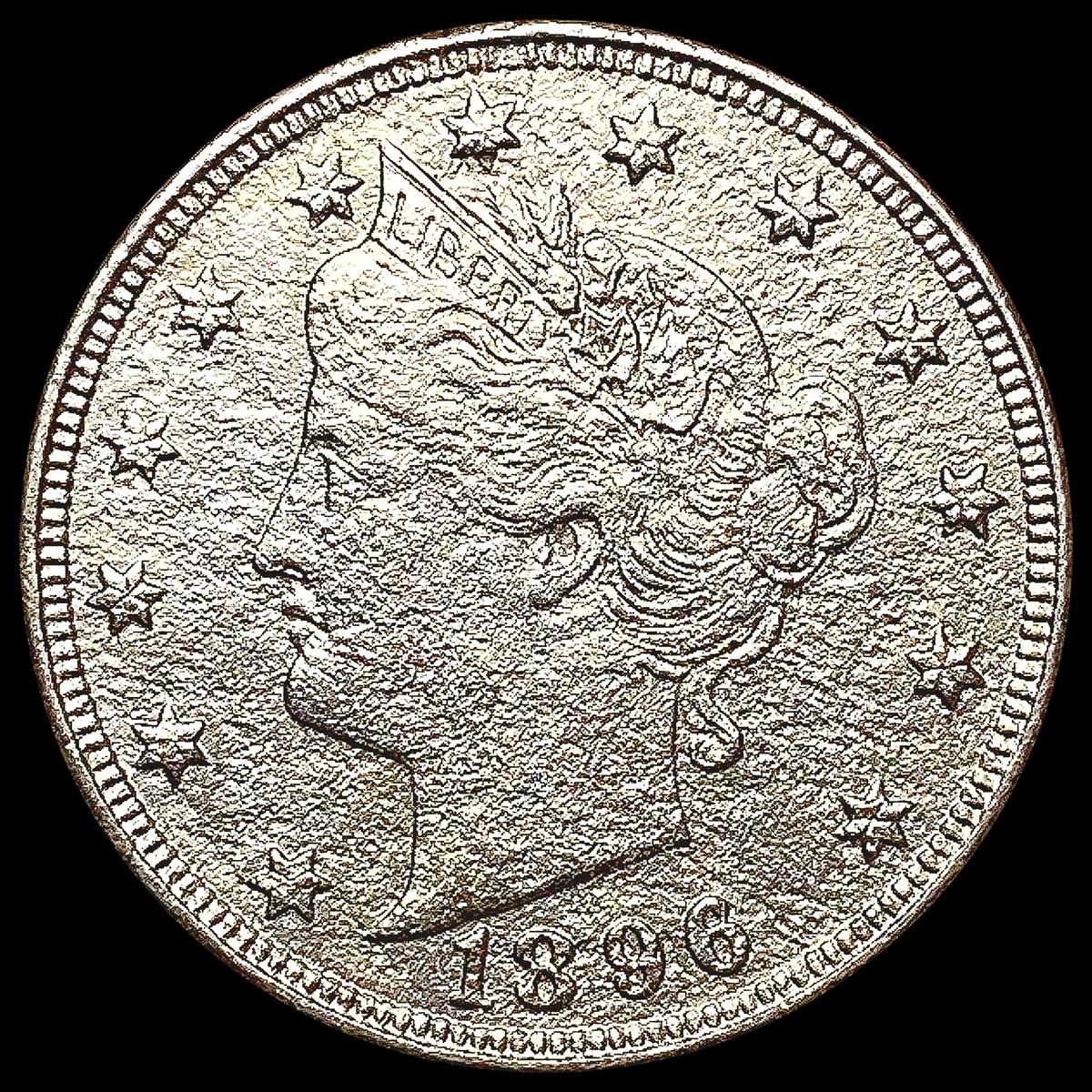 1896 Liberty Victory Nickel LIGHTLY CIRCULATED