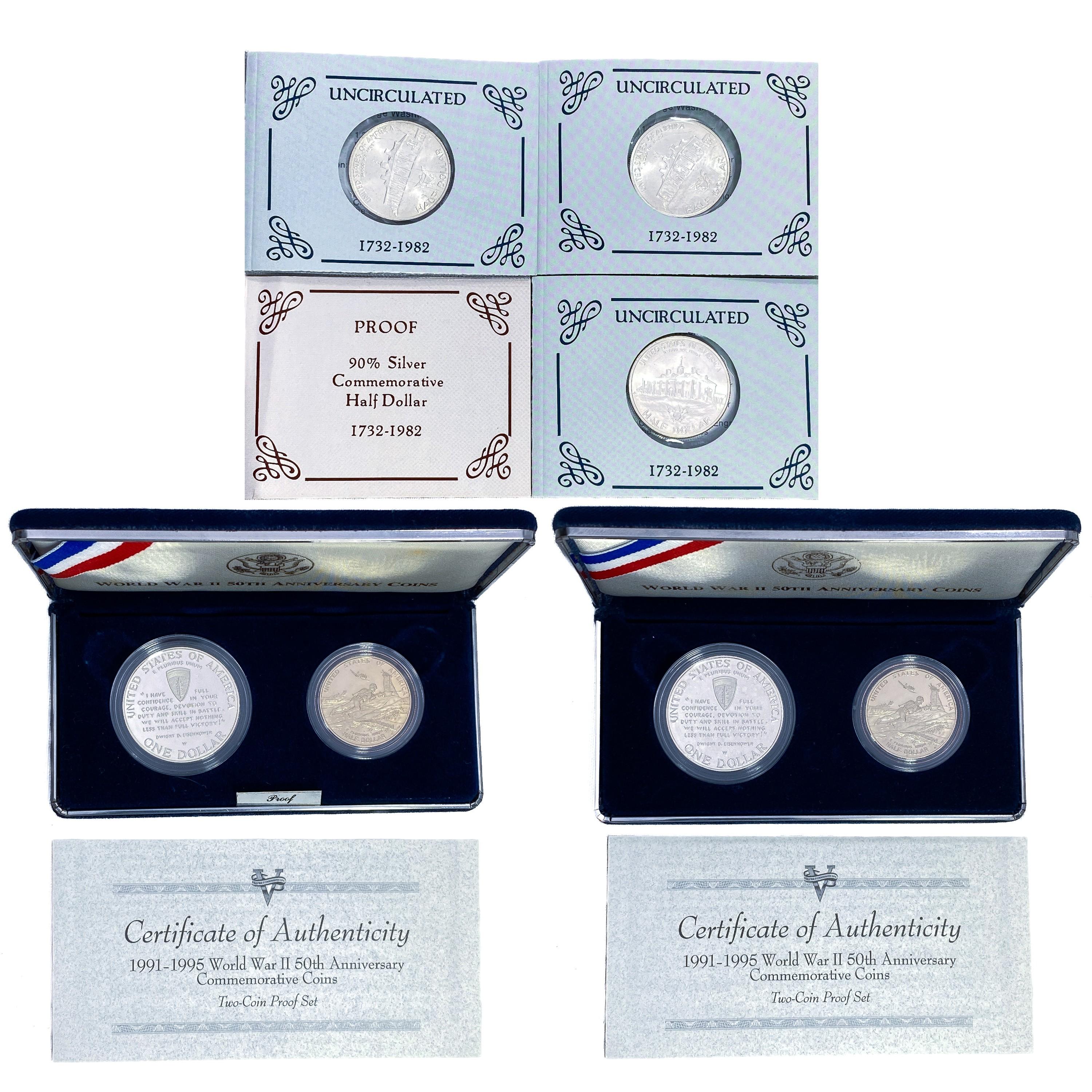1982-1995 US Proof Coin Sets [7 Coins]