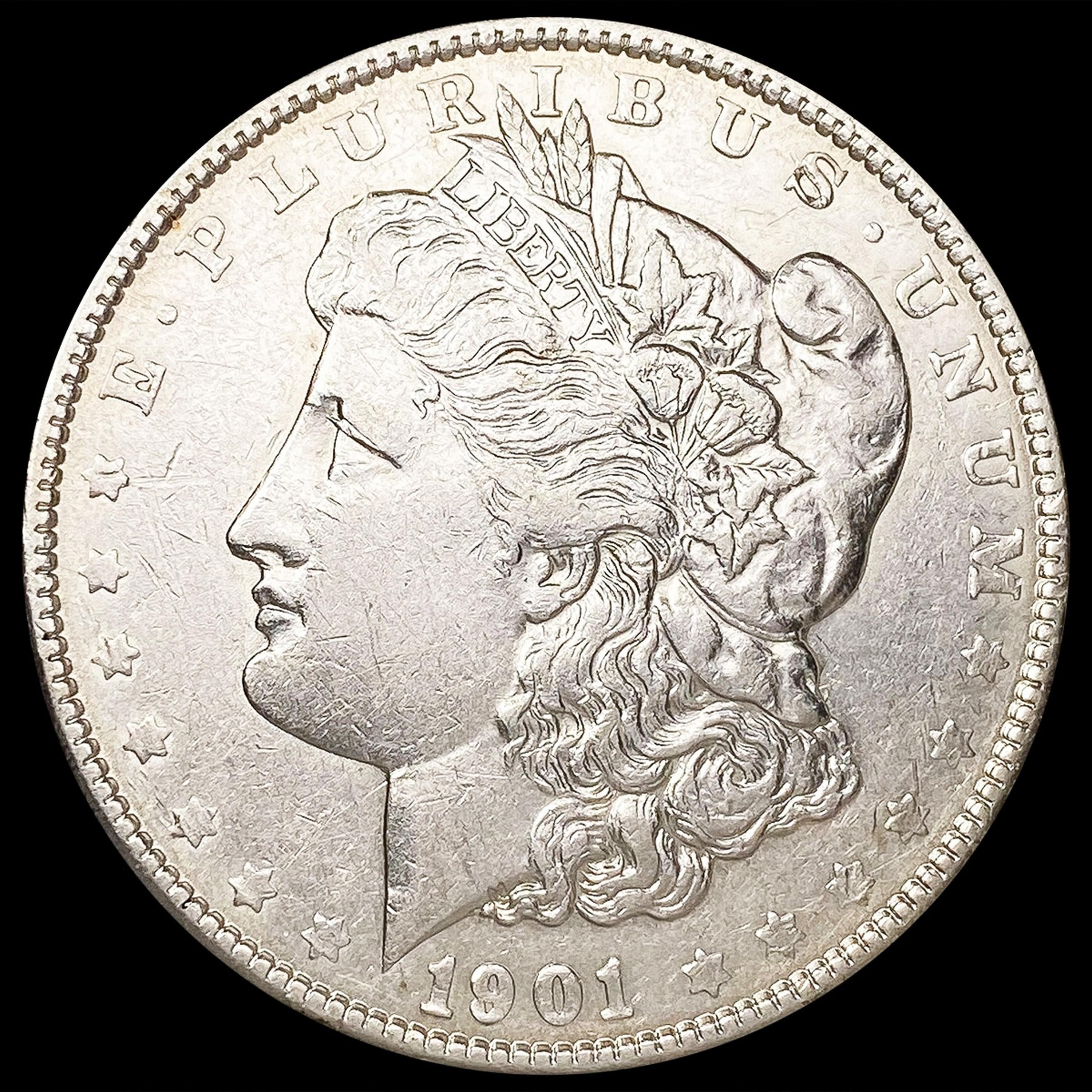 1901 Morgan Silver Dollar CLOSELY UNCIRCULATED