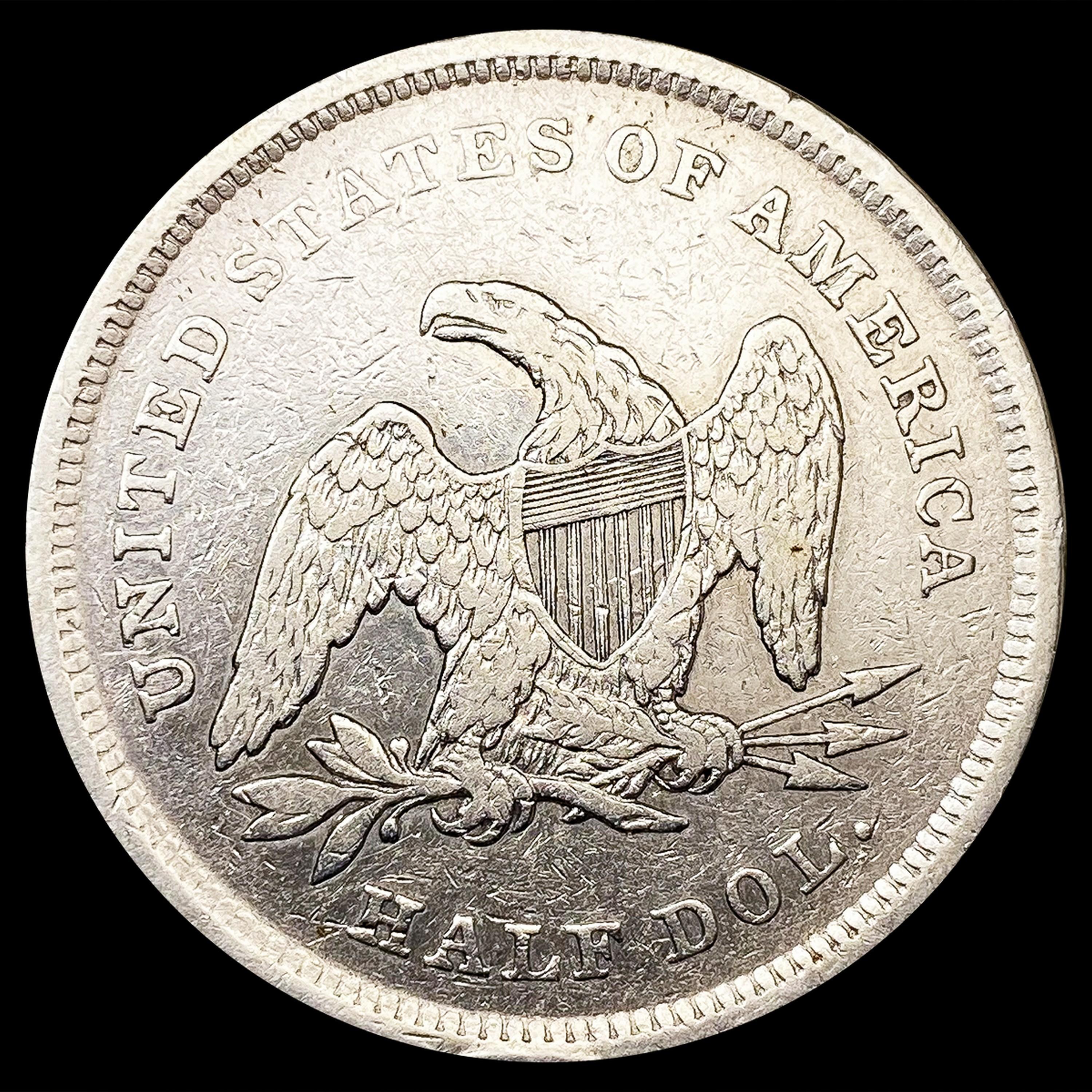 1839 Seated Liberty Half Dollar NEARLY UNCIRCULATE