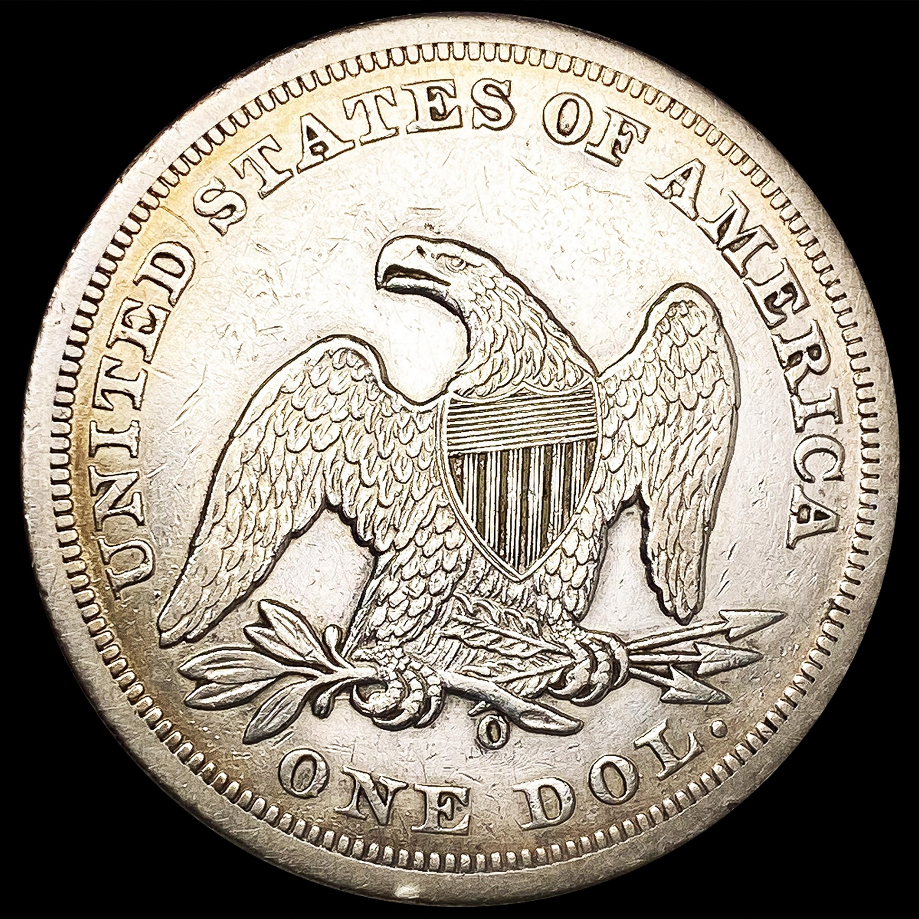 1859-O Seated Liberty Dollar ABOUT UNCIRCULATED