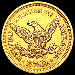 1852 $2.50 Gold Quarter Eagle CLOSELY UNCIRCULATED