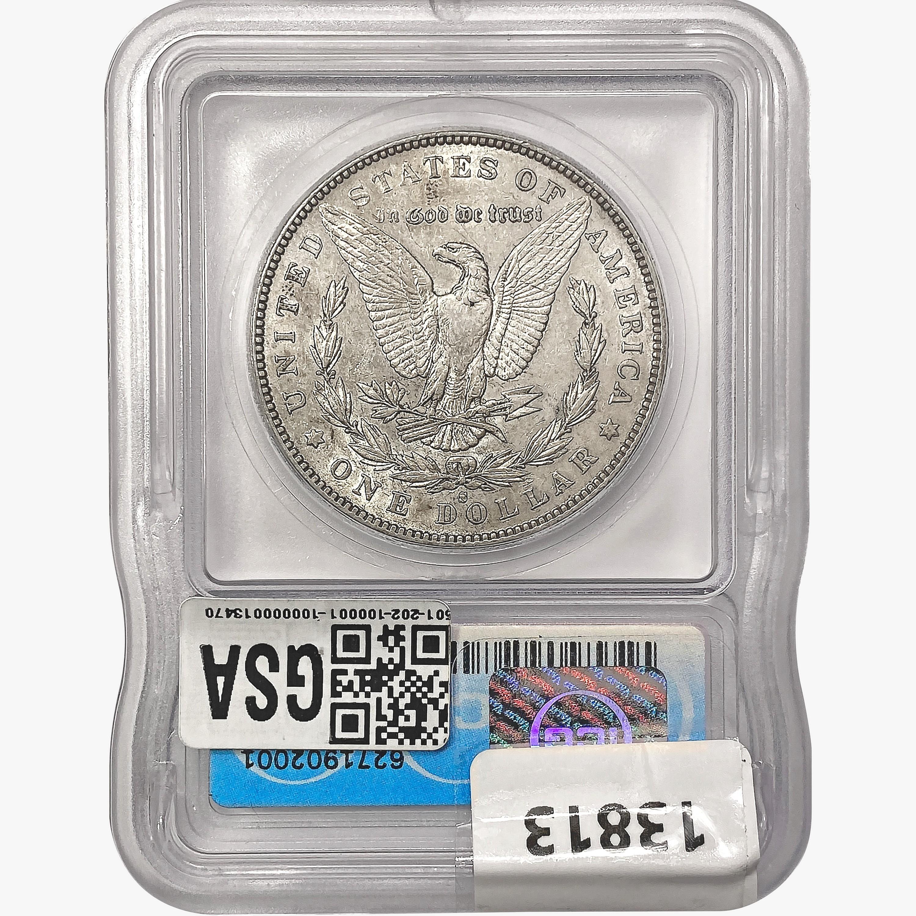 1894-S Morgan Silver Dollar ICG AU50