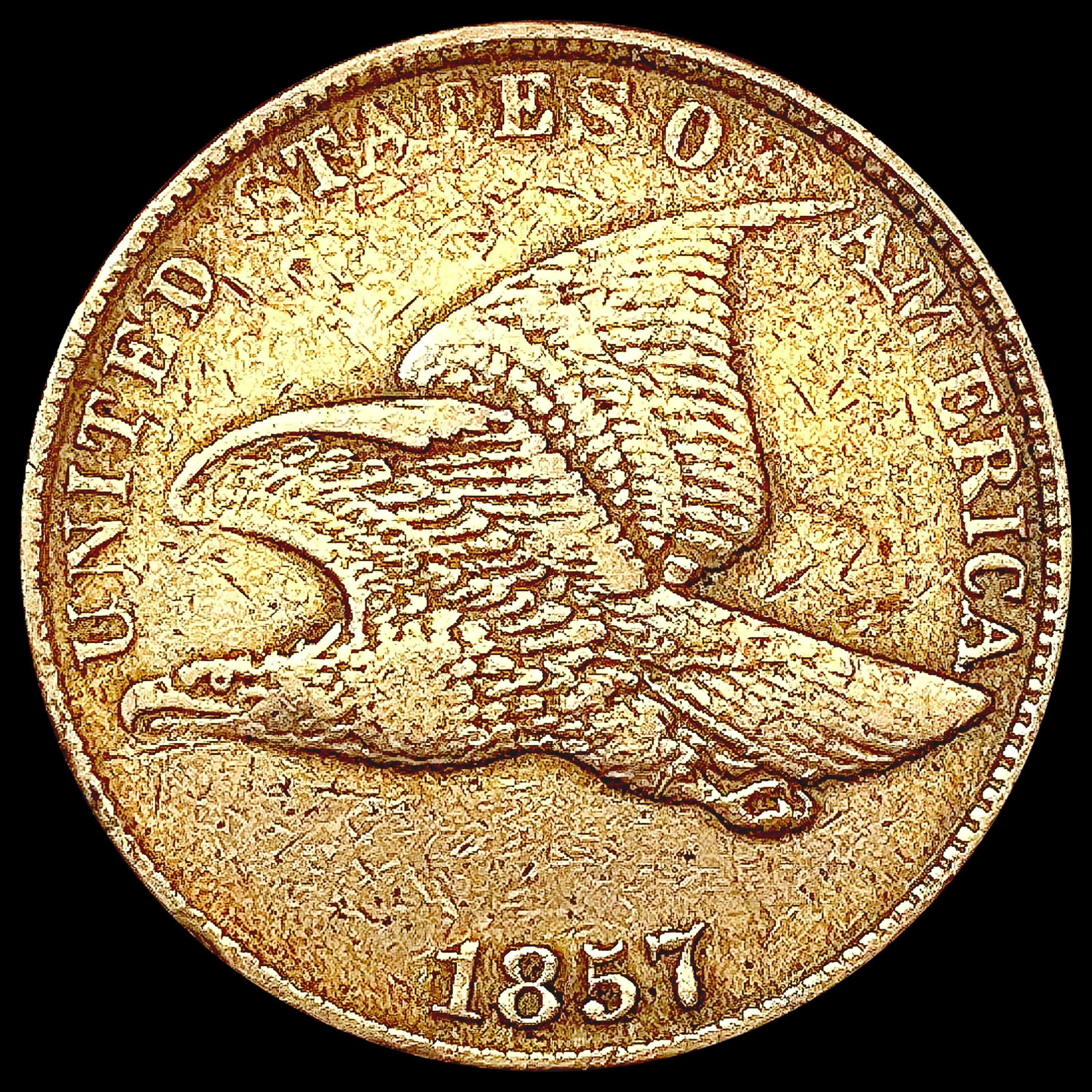 1857 Flying Eagle Cent CLOSELY UNCIRCULATED