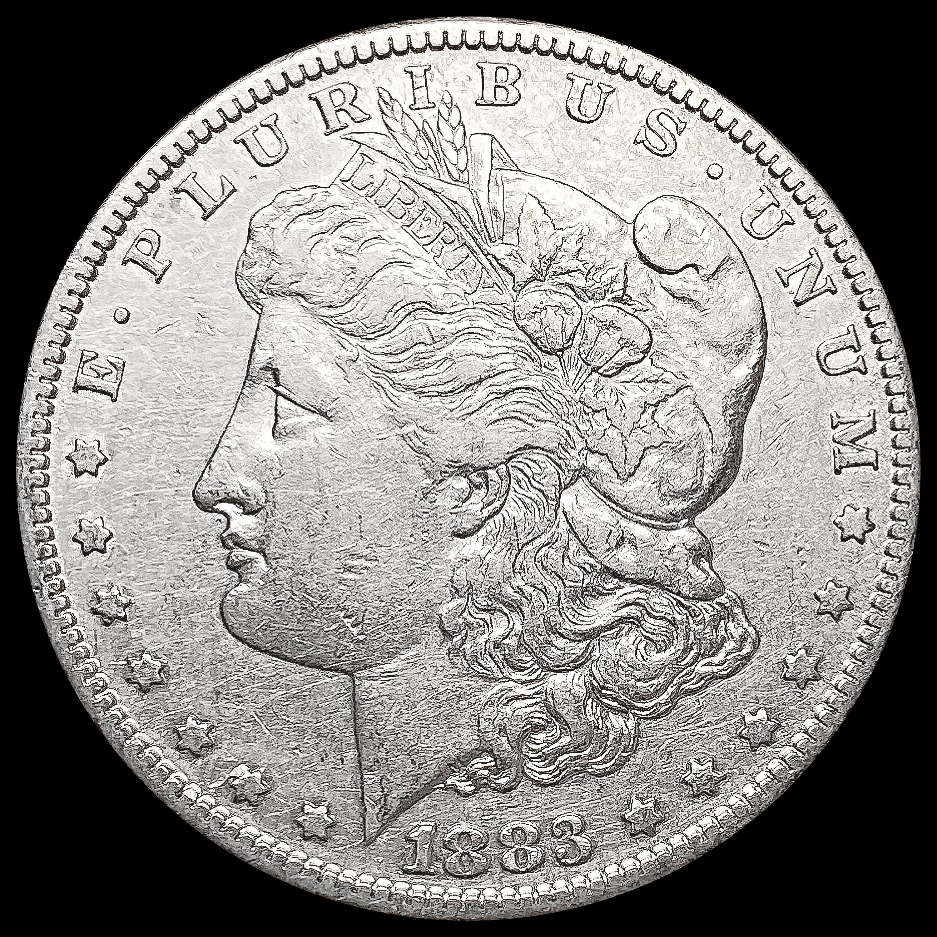 1883-S Morgan Silver Dollar NEARLY UNCIRCULATED