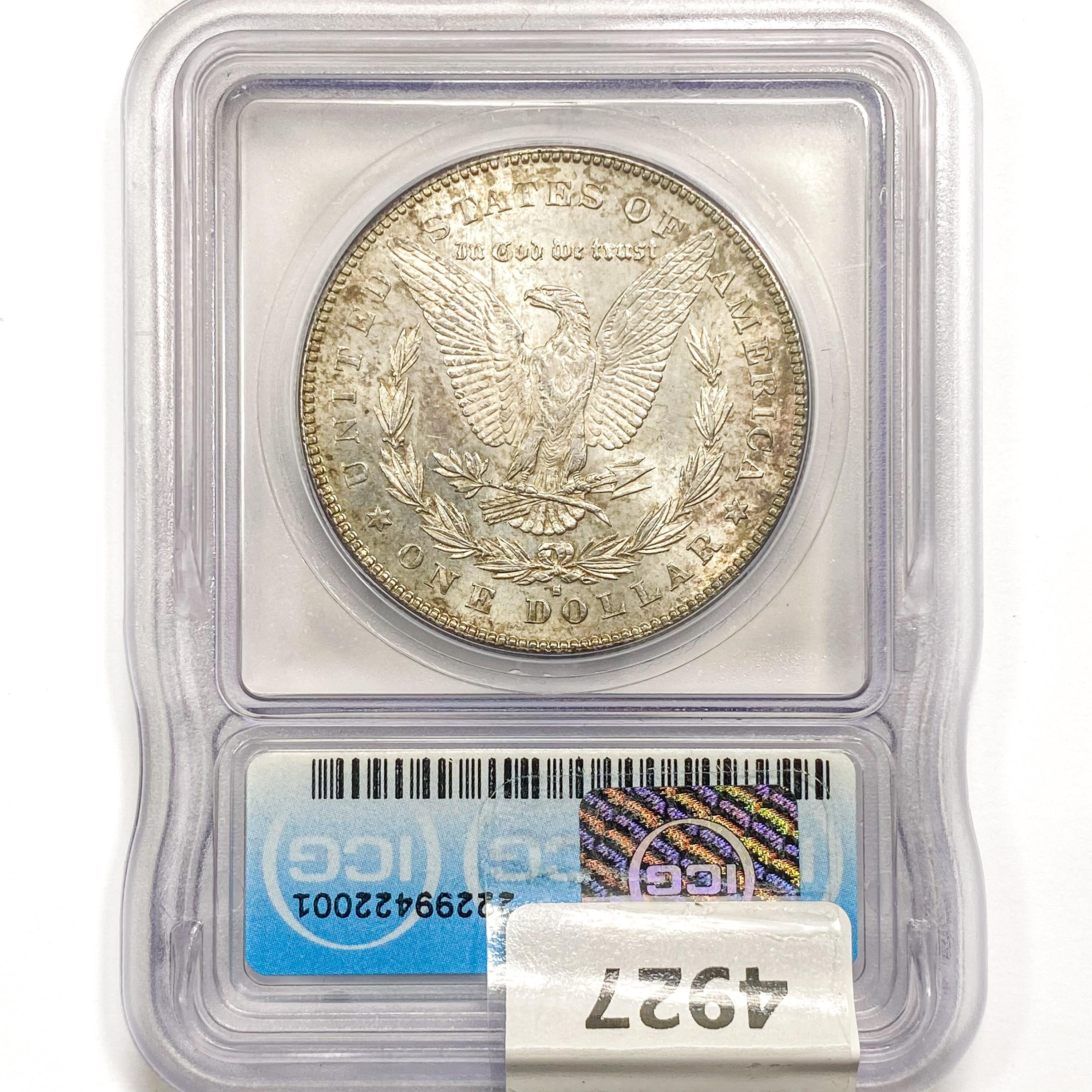 1878-S Morgan Silver Dollar ICG MS63