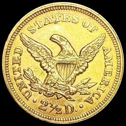 1853 $2.50 Gold Quarter Eagle UNCIRCULATED