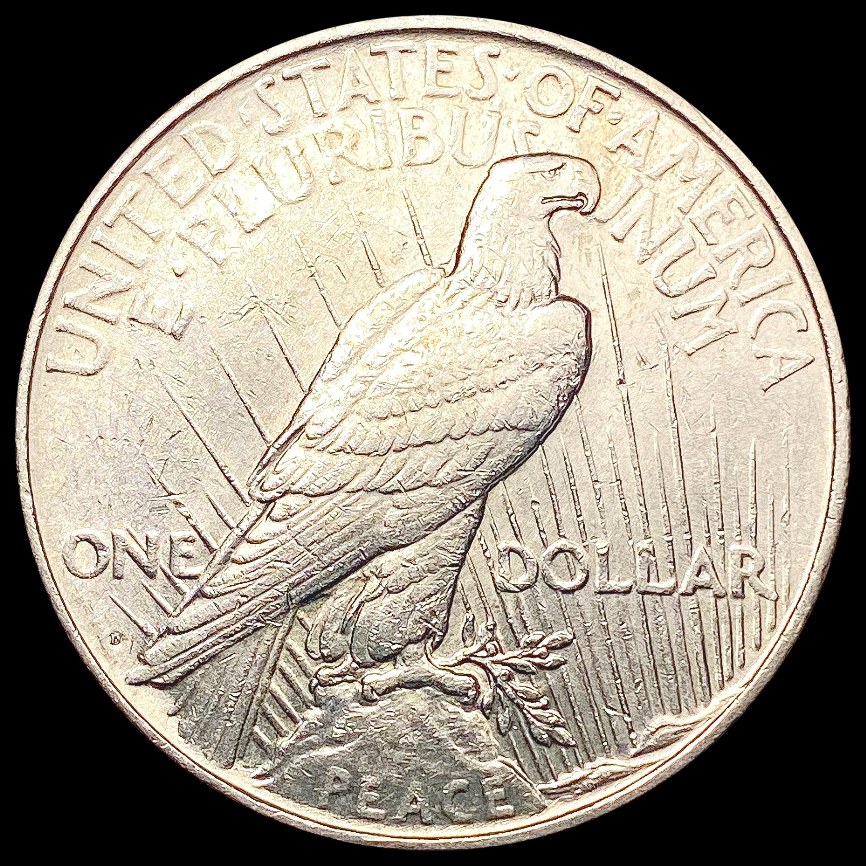 1927-D Silver Peace Dollar CHOICE AU