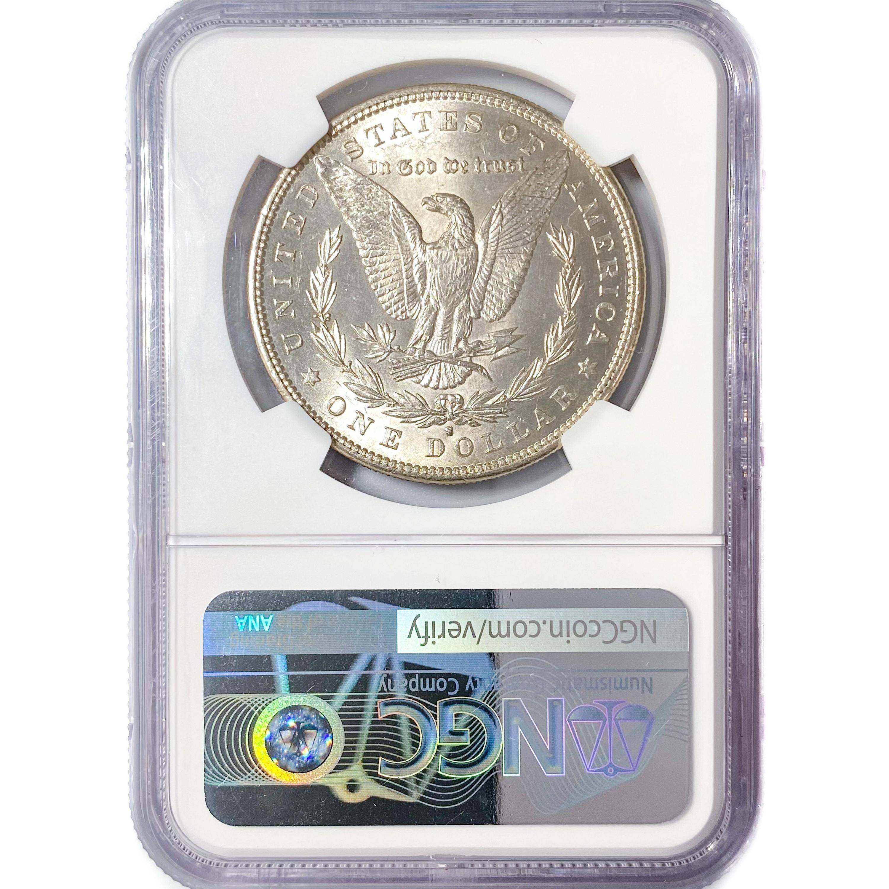 1886-S Morgan Silver Dollar NGC MS61