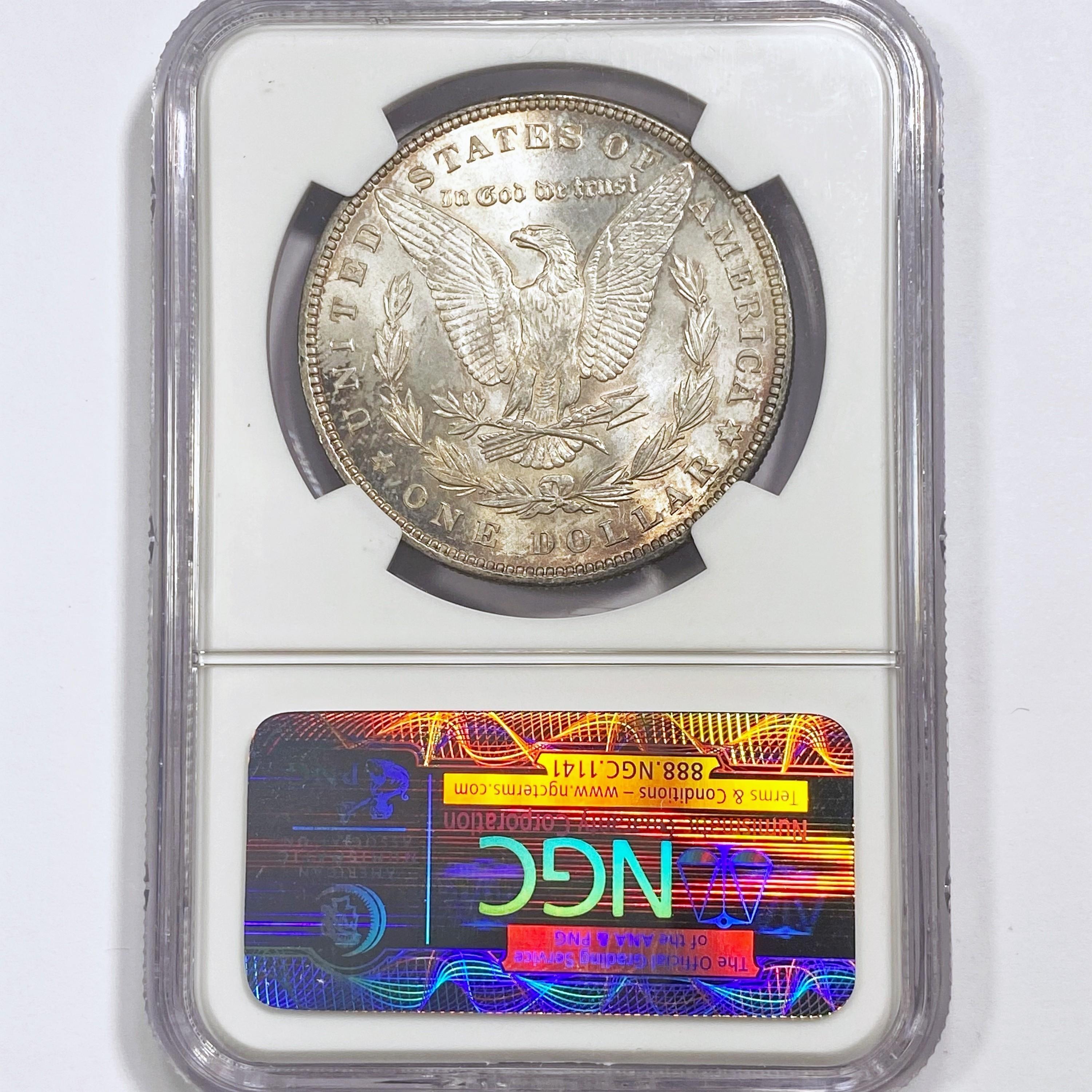 1887 Morgan Silver Dollar NGC MS65