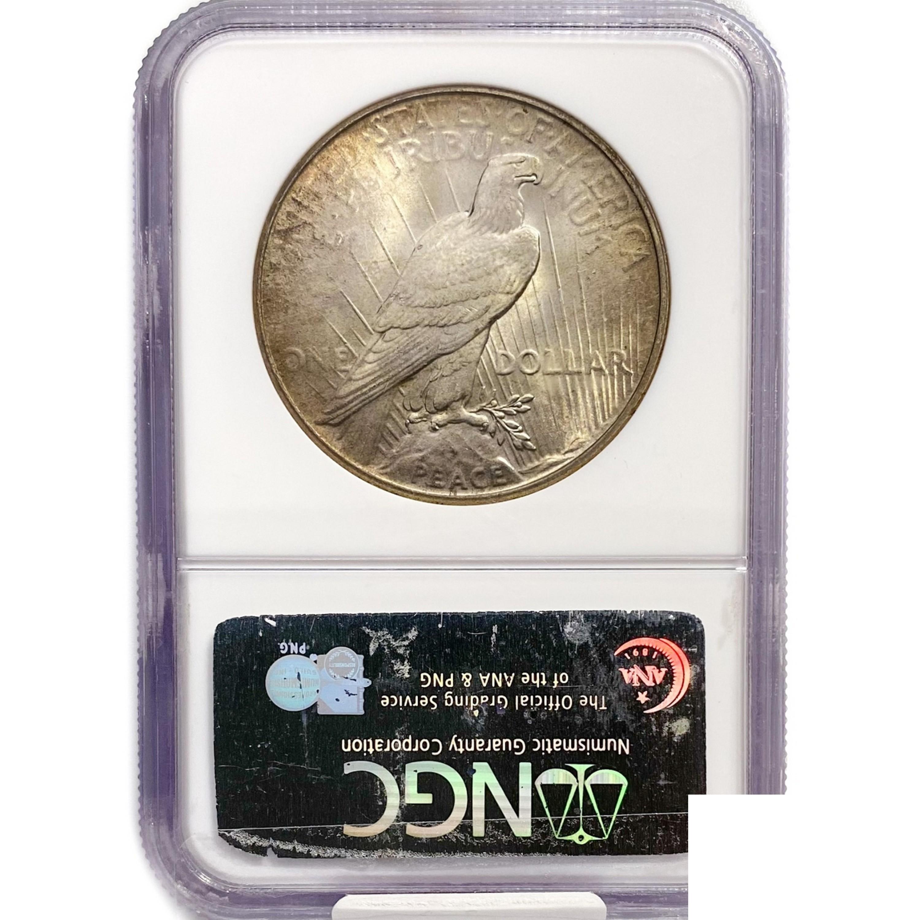 1934 Silver Peace Dollar NGC MS64