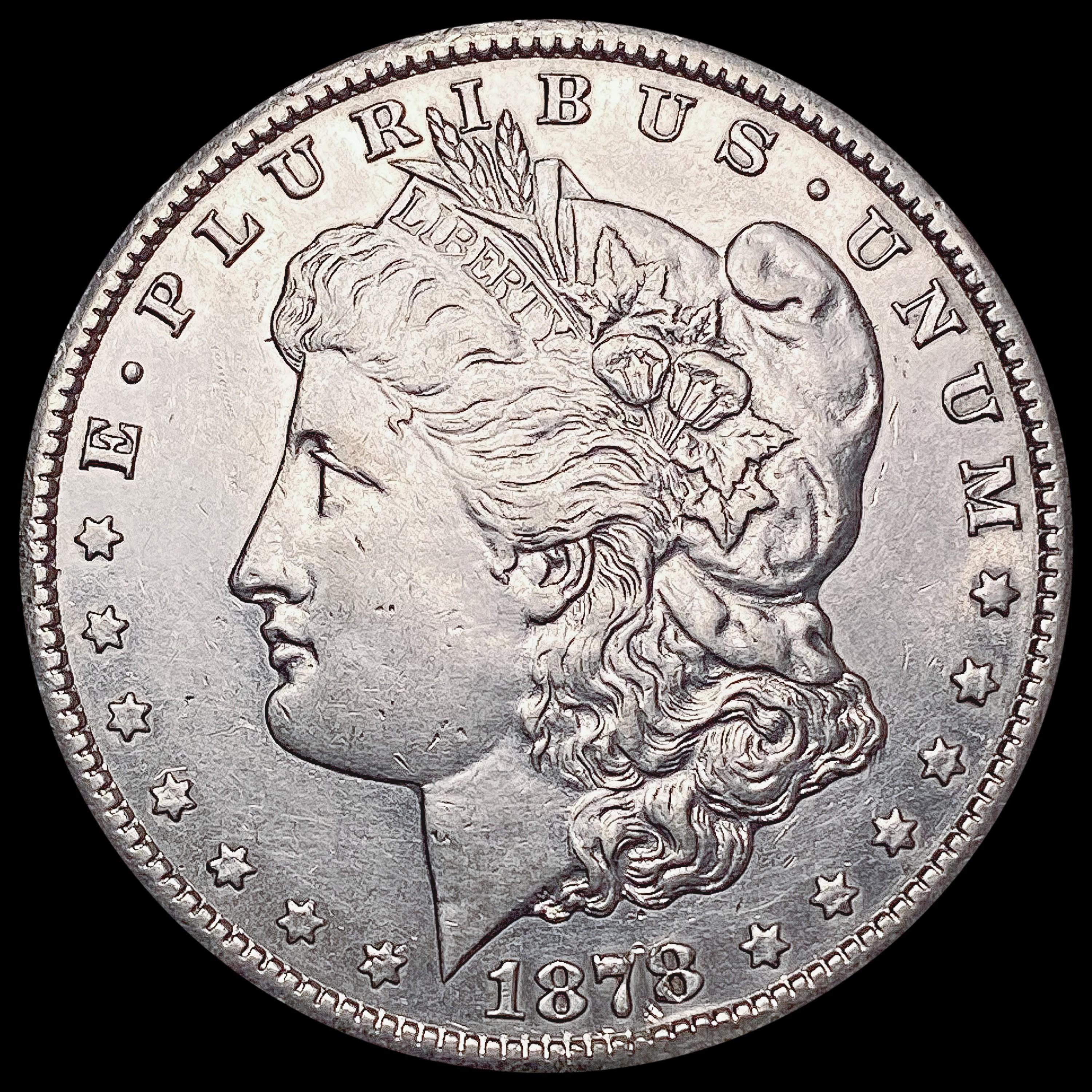 1878-CC Morgan Silver Dollar CHOICE AU