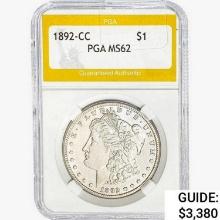 1892-CC Morgan Silver Dollar PGA MS62