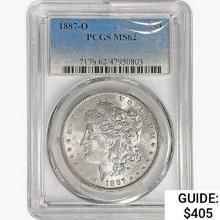 1887-O Morgan Silver Dollar PCGS MS62