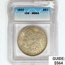 1902 Morgan Silver Dollar ICG MS64