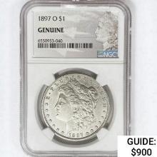 1897-O Morgan Silver Dollar NGC