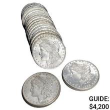 Morgan Silver Dollar Roll BU [20 Coins][[5] 1879-