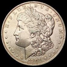 1901 Morgan Silver Dollar NEARLY UNCIRCULATED