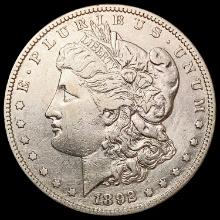 1892-S Morgan Silver Dollar NEARLY UNCIRCULATED