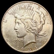 1934-D Silver Peace Dollar CLOSELY UNCIRCULATED