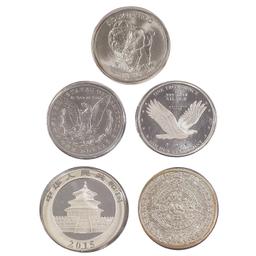 2015-2021 Varied US and Foreign Silver Coinage