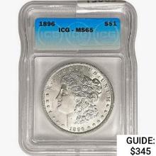 1896 Morgan Silver Dollar ICG MS65