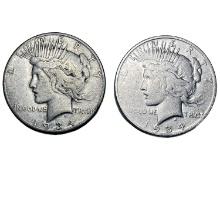 [2] 1934-S Silver Peace Dollar