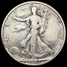 1921-S Walking Liberty Half Dollar LIGHTLY CIRCULA