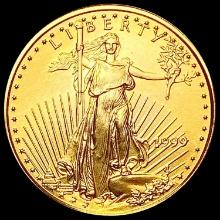 1999 $5 American Gold Eagle 1/10oz SUPERB GEM BU