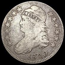 1809 Capped Bust Half Dollar NICELY CIRCULATED