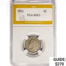 1903 Liberty Victory Nickel PGA MS63