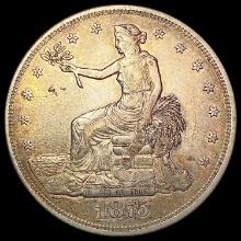 1875-CC Silver Trade Dollar CLOSELY UNCIRCULATED