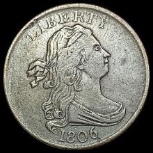 1806 Draped Bust Half Cent LIGHTLY CIRCULATED