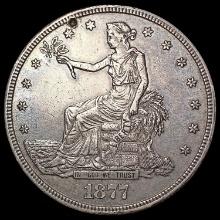 1877-S Silver Trade Dollar NEARLY UNCIRCULATED