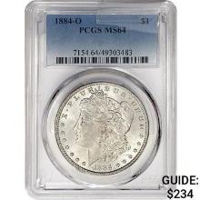 1884-O Morgan Silver Dollar PCGS MS64