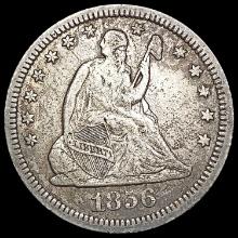 1856 Seated Liberty Quarter LIGHTLY CIRCULATED