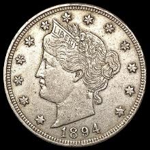 1894 Liberty Victory Nickel CLOSELY UNCIRCULATED