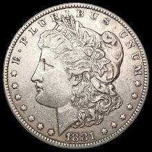 1881-CC Morgan Silver Dollar CLOSELY UNCIRCULATED