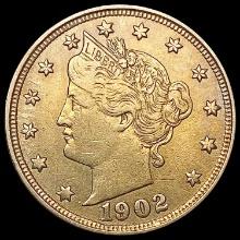 1902 Liberty Victory Nickel CHOICE AU