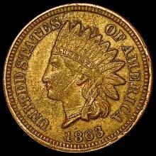 1863 Indian Head Cent CLOSELY UNCIRCULATED