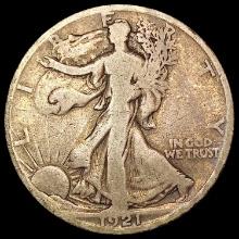 1921-S Walking Liberty Half Dollar NICELY CIRCULAT