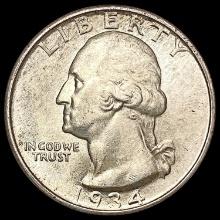 1934 Washington Silver Quarter UNCIRCULATED