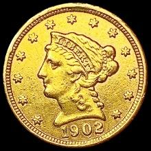 1902 $2.50 Gold Quarter Eagle CLOSELY UNCIRCULATED