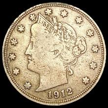 1912-S Liberty Victory Nickel NICELY CIRCULATED