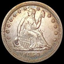 1857 Seated Liberty Quarter CLOSELY UNCIRCULATED