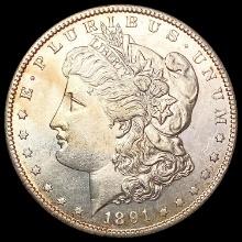 1891-S Morgan Silver Dollar UNCIRCULATED