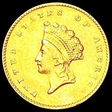 1855 Rare Gold Dollar CLOSELY UNCIRCULATED